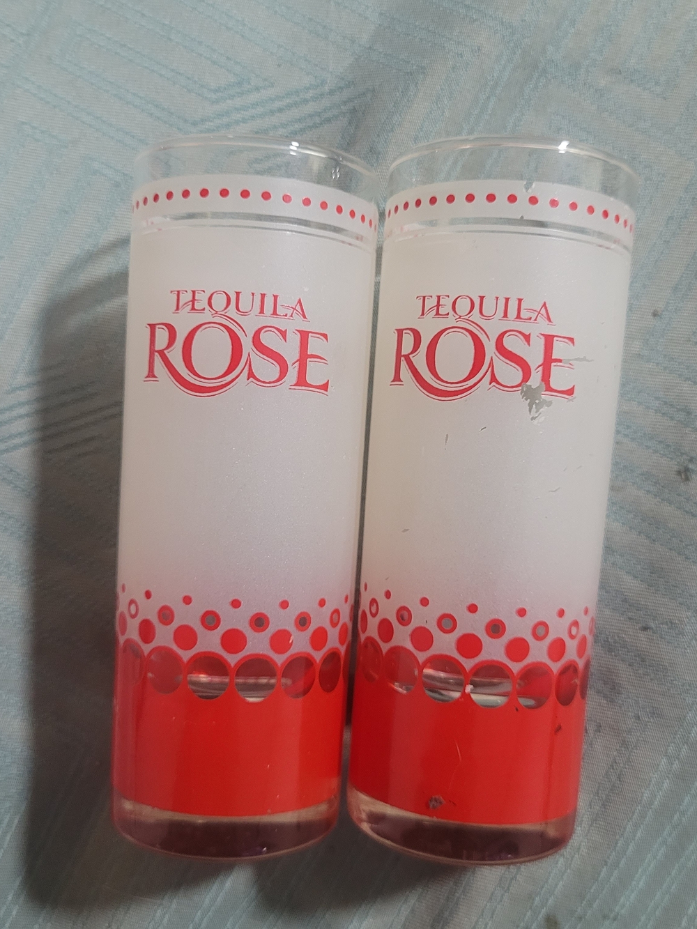 Tequila Rose Red Shot Glasses - Branded Set